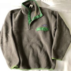 Grey Patagonia with Green trim